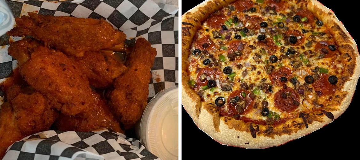 TNT Pizza and Wings Menu