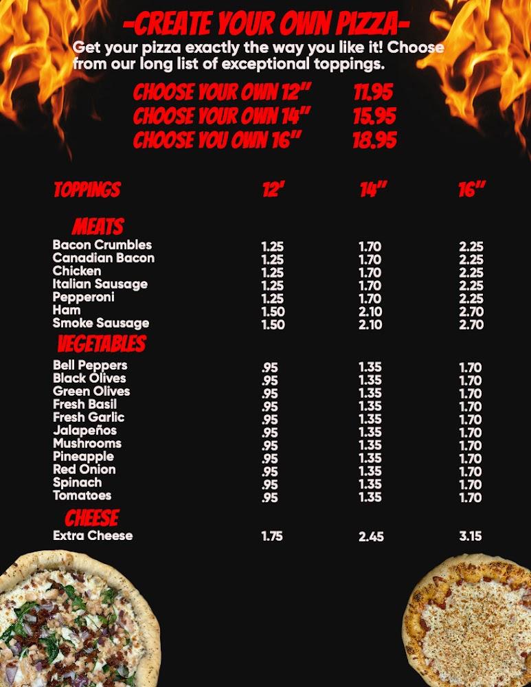 TNT Pizza and Wings Menu image 1